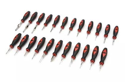 Imagem de Kit Extrator de Terminais de Conectores Automotivos 23 Peças