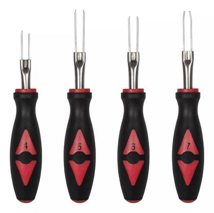 Imagem de Kit Extrator de Terminais de Conectores Automotivos 23 Peças