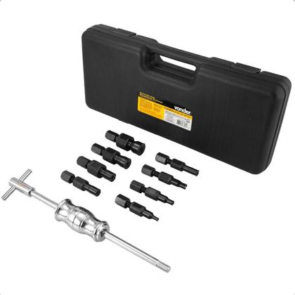 Imagem de Kit Extrator Para Rolamento Interno 9 Peças Vonder