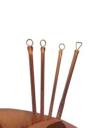 Imagem de Kit Extrator Removedor Cravo Espinha De Aço Para Cuidados