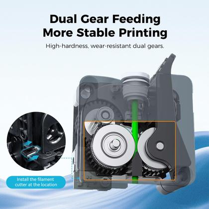 Imagem de Kit extrusor de impressora 3D Creality K2 Plus com sensor de filamento