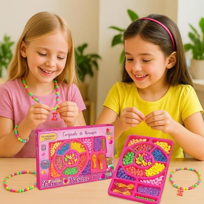 Imagem de Kit Fabrica De Pulseira Infantil G Facil De Fazer Zein