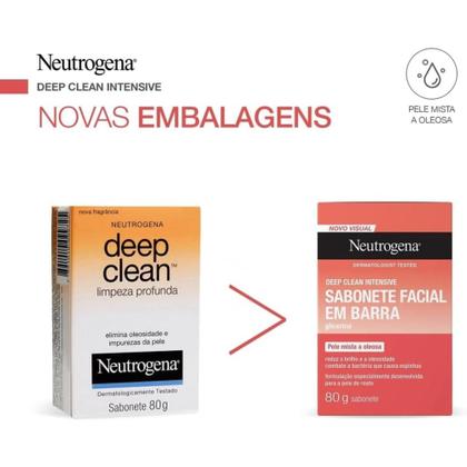 Imagem de Kit Facial Neutrogena Deep Clean Darrow Actine FPS30  Limpeza e Proteção