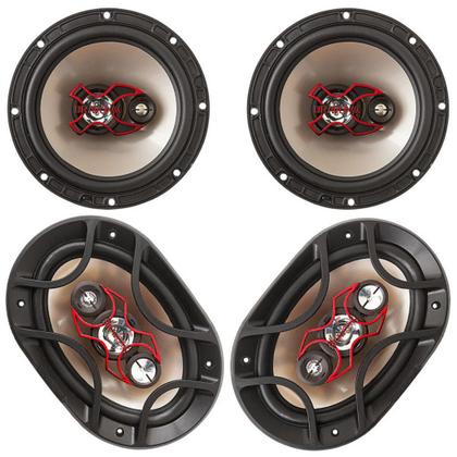 Imagem de Kit Fácil Bravox B3X60 6 Polegadas + B4X69 6x9 Polegadas