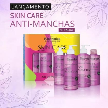 Imagem de Kit Facil Skin Care 4X1 Anti Manchas Uso Diário Rhenuks