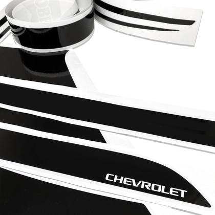 Imagem de Kit Faixa Chevrolet Montana 2013 Adesivo Lateral Decorativo