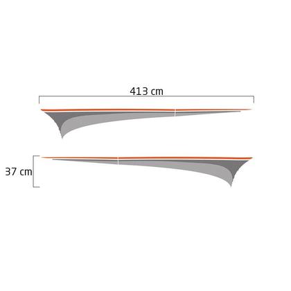 Imagem de Kit Faixa Chevrolet Nova S10 2013 Até 2022 Adesivo Lateral