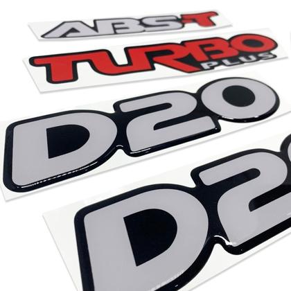 Imagem de Kit Faixa D20 Conquest 1996 Cab. Simples + Adesivo Chevrolet