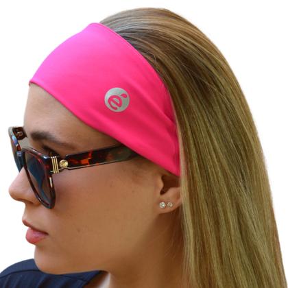 Imagem de kit Faixa de cabeça + Scrunchie Academia Anti Suor Faixa de Cabelo para atividades fitness UV50+