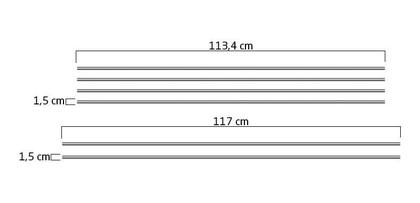 Imagem de Kit Faixa Dupla Chevrolet Chevette 1976 Sl Modelo Original