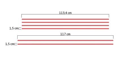 Imagem de Kit Faixa Dupla Chevrolet Chevette 1976 Sl Modelo Original
