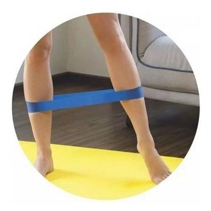 Imagem de Kit Faixa Elastica Mini Band Extensor 3 Niveis Fitness