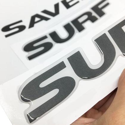 Imagem de Kit Faixa Grafite Saveiro Surf 2015/2016 + Soleira Protetora