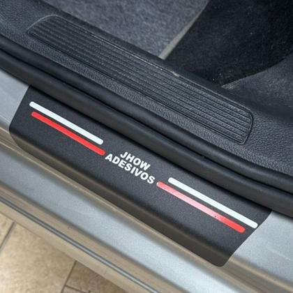 Imagem de Kit Faixas Adesivo Lateral E Traseira Gol - Prata G3 a G5