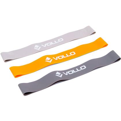 Imagem de Kit Faixas Elásticas Mini Bands 3 Intensidades VP1007 - Vollo