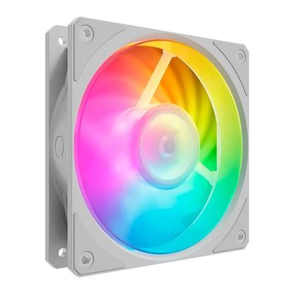 Imagem de Kit Fan Com 3 Unidades Cooler Master Mobius 12P ARGB 120mm Com Controlador Branco