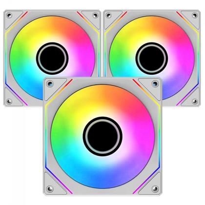 Imagem de Kit Fan Com 3 Unidades Gamer Ninja Shimo, ARGB, 120mm