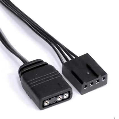 Imagem de Kit Fan Com 3 Unidades PCYES Sangue Frio 3 ARGB Black Vulcan