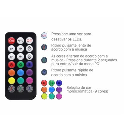 Imagem de Kit Fan Cooler K-mex INFINITE SPACE WHITE ARGB - AARA