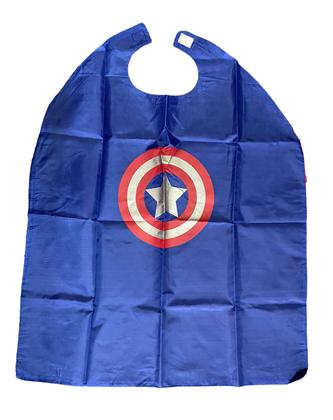 Imagem de Kit Fantasia Capa e Máscara Menino capitão Infantil festas