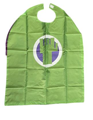 Imagem de Kit Fantasia Capa e Máscara Menino Verde Festas Infantil