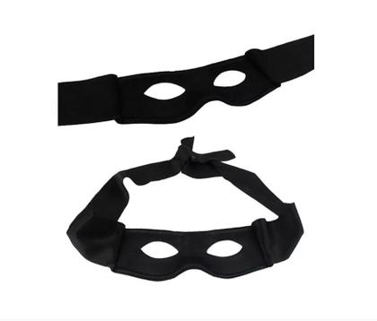 Imagem de Kit Fantasia do Zorro Adulto C/ Chapéu e Máscara - 2 PÇS