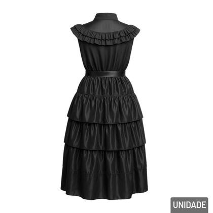 Imagem de KIT Fantasia Halloween Vestido e Cinto Preto - Tudo em Caixa