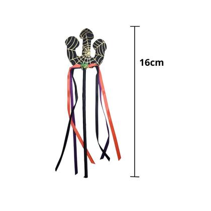 Imagem de Kit Fantasia Saia Tiara Bruxa e Varinha Halloween Carnaval