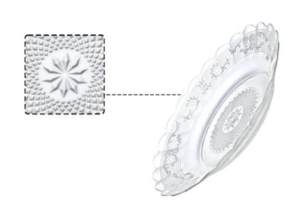 Imagem de Kit Faqueiro 25 Peças com Porta Talher Conjunto 4 Pratos Fundo Vidro Transparente