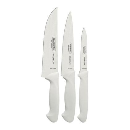 Imagem de KIT - Faqueiro Premium 3 Peças + Panela de Pressão 4,5 Vancouver Grafite - Tramontina