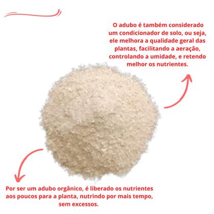 Imagem de Kit Farinha De Osso + Torta De Mamona Adubo 1kg Cada