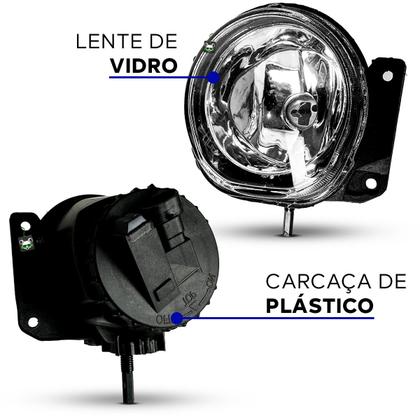 Imagem de Kit Farol Auxiliar Milha Palio Fire Economy 2007 08 09 2010 2011 2012 2013 2014 2015 2016 Bt Colante