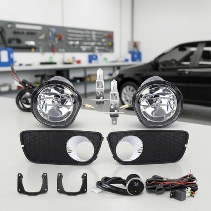 Imagem de Kit farol auxiliar milha shocklight fiat palio fire celebration 2008 a 2011 + lâmpada standart h1