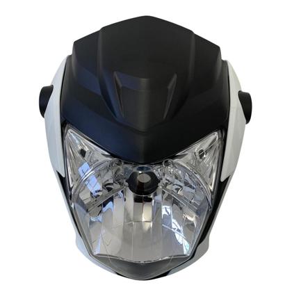 Imagem de Kit farol bloco ótico carenarem  fan 160  2022  branco