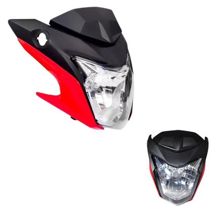 Imagem de Kit Farol com Carenagens Honda Cb 250f Twister (2016-2022) - Plasmoto - Vermelho Sólido