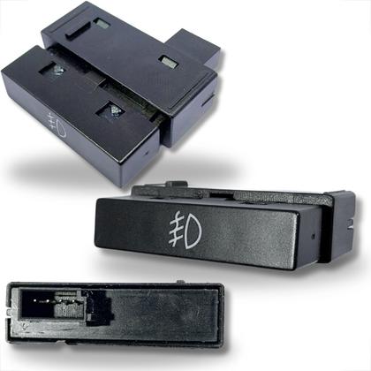 Imagem de Kit farol de milha chevrolet gm celta prisma 2012 2013 2014 2015 2016 botao modelo original