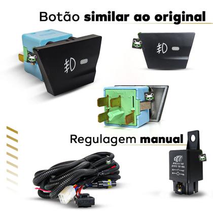 Imagem de Kit Farol de Milha Com Grade Montana 2011 2012 2013 2014 2015 2016