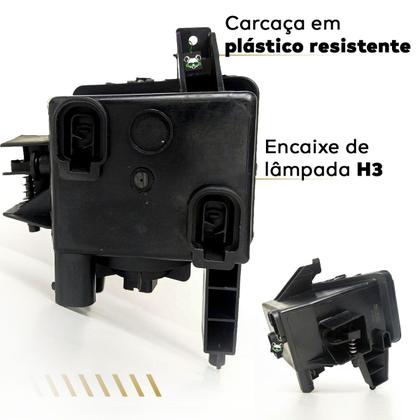 Imagem de Kit Farol de Milha Com Grade Montana 2011 2012 2013 2014 2015 2016