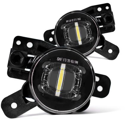 Imagem de Kit Farol de Milha Full LED Chevrolet Nova Spin 2024 2025 2026 moldura botão modelo original