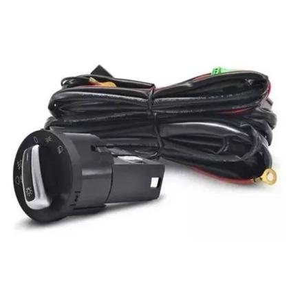 Imagem de Kit Farol de Milha Gol G7 Encaixe Hb4 Moldura Cromo Botão Cromo Modelo Original Suits - STS087VW