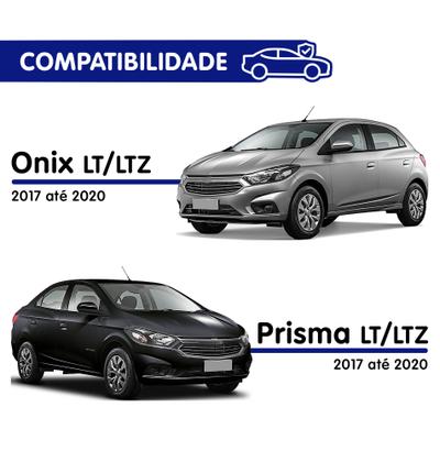 Imagem de Kit Farol de Milha Neblina Chevrolet Onix e Novo Prisma LT e LTZ 2017 2018 2019 2020 Com Moldura- Interruptor Modelo Original
