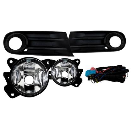 Imagem de Kit Farol de Milha Neblina Gol G5 2008 a 2012 Botão Moldura