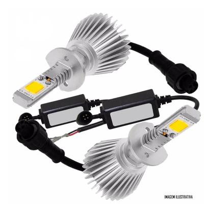 Imagem de Kit Farol de Milha Neblina Gol, Parati e Saveiro G3 1999 até 2005 Botão Painel + Kit SUPER LED