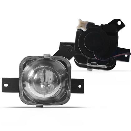 Imagem de Kit Farol de Milha Neblina Gol, Parati e Saveiro G3 1999 até 2005 Botão Painel + Kit SUPER LED