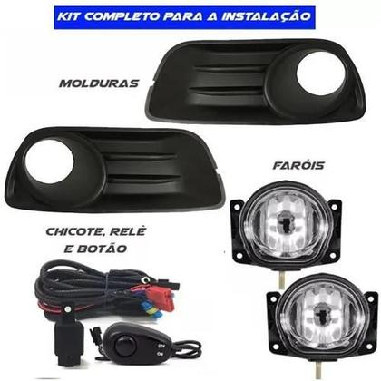 Imagem de Kit Farol De Milha Palio Siena Fire Economy 10-14 Botão