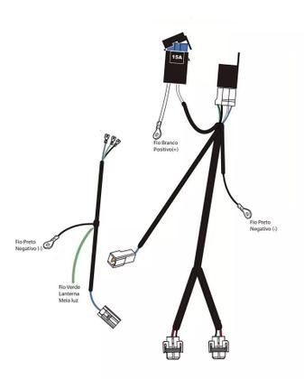 Imagem de Kit Farol De Milha Renault Logan 2015 A 2018 Com Led