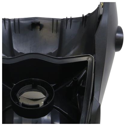 Imagem de Kit Farol Dianteiro CG 160 Fan 2022 2023 2024 Cinza Chumbo Fosco Lente Lisa Acrílico Acabamento Liso