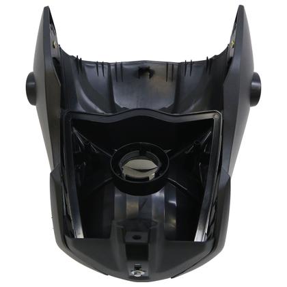 Imagem de Kit Farol Dianteiro CG 160 Fan 2022 2023 2024 Cinza Chumbo Fosco Lente Lisa Acrílico Acabamento Liso