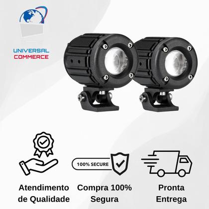 Imagem de Kit Farol Milha Auxiliar Neblina Led 30w 12v 24v Yamaha YZR R3 321cc 2015 2016 2017 2018 2019 2020