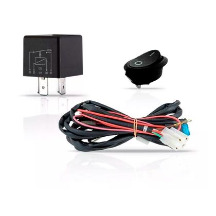 Imagem de Kit Farol Milha Corsa Montana Meriva Botao Alternativo